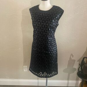 Karl Lagerfield Sleeveless Black Dress Sz 6